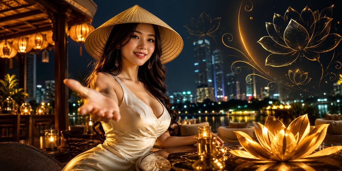 Người chơi tại Đà Lạt thư giãn với nón lá và khám phá game mới và thưởng hoàn tiền trên điện thoại