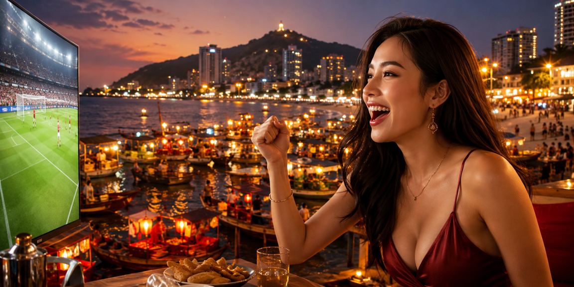Không khí chợ đêm Vũng Tàu với người dùng tham gia giải trí cá cược trực tuyến